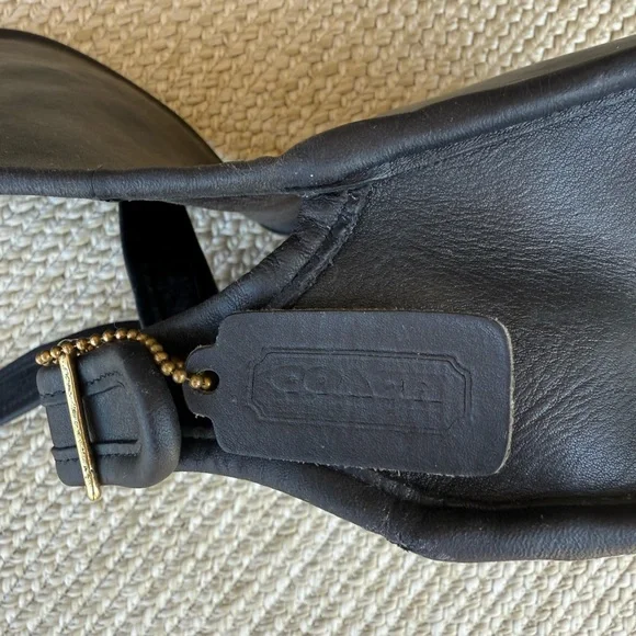 Vintage Coach Classic Black Pouch Bag 9170 ✨Rare✨ - Picture 5 of 11